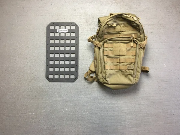 Grey Man Tactical 9.25 x 17 Rigid Molle Panel Black GMT-RMP-09