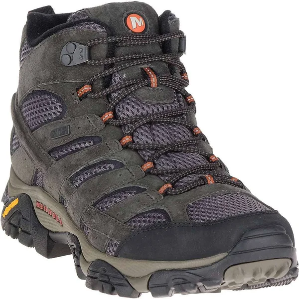 Merrell Men's Moab 2 Mid Waterproof - 11.5 - Beluga