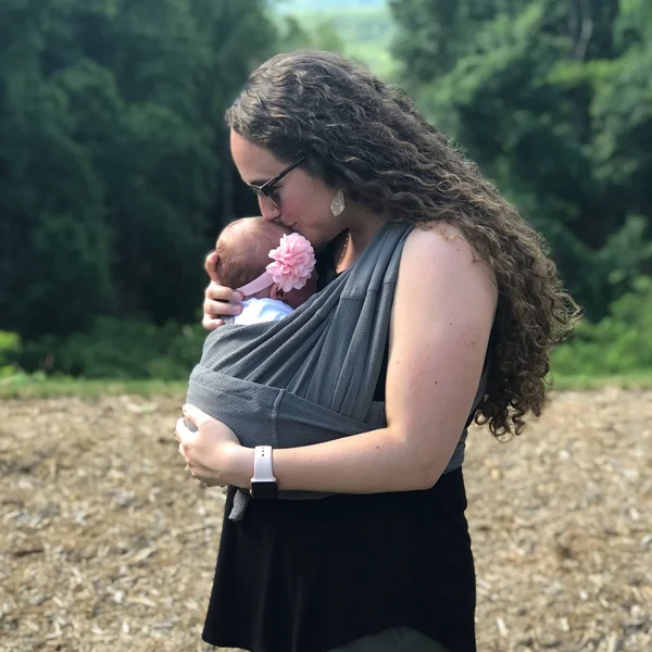 Baby K&tan Breeze Baby Carrier (Small, Charcoal)