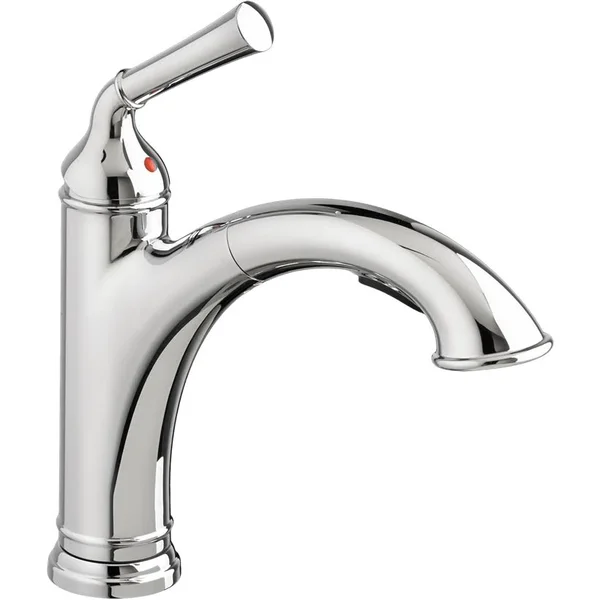 American Standard Portsmouth 4285.100 Single Lever Pull Out Kitchen Faucet - Chrome, 1.5