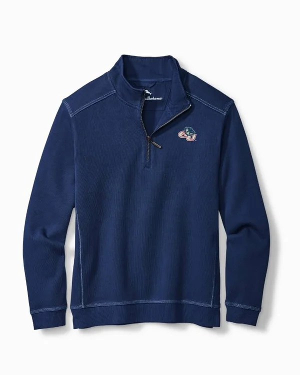 Tommy Bahama Men's Collegiate Nassau Half-Zip Sweatshirt - Gonzaga - Size L