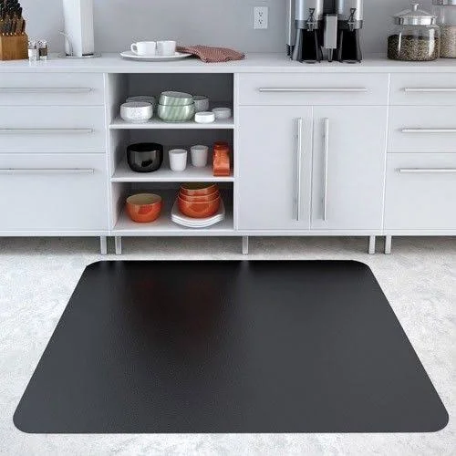 Deflecto EconoMat 36 x 48 Chair Mat for Hard FLOOR - Rectangular, Black