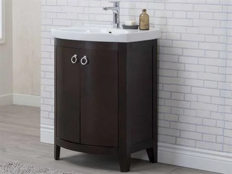 Elegant Lighting Cole 2 Doors Cabinet, Dark Walnut, VF2104