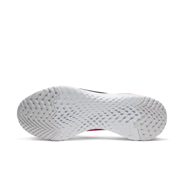 Men's Epic React Flyknit 2 (D - Regular) Running Shoe - Black - Pink Blast, White, 13