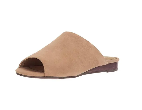 Aerosoles Women's Bitmap Slide, Size: 5, Tan Suede