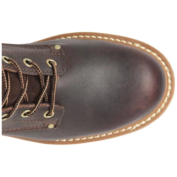 Carolina Women's 8x22 Logger Boot - CA421 4, W, Dark Brown