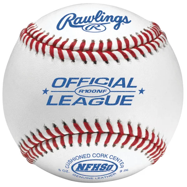 Rawlings High School Baseball with NFHS Stamp, White - 12 pack