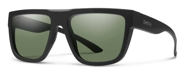 Smith The Comeback 0003-L7 Matte Black Rectangular Sunglasses