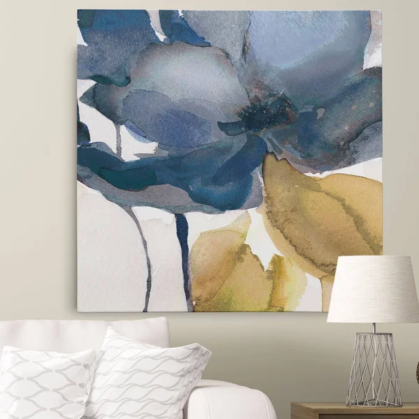 Wexford Home Premium &Shore& by Conrad Knutsen Graphic Art on Wrapped Canvas, Beige
