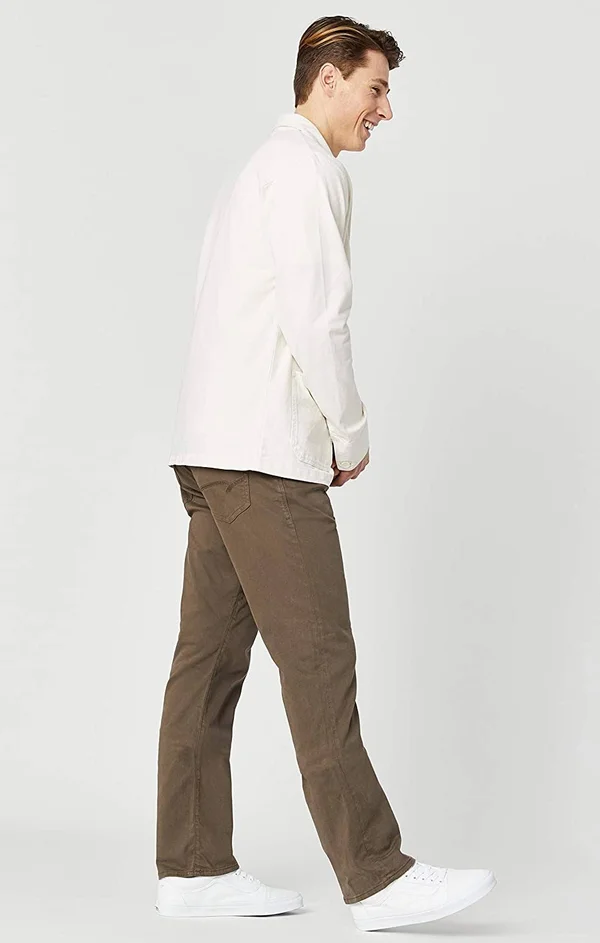 Mavi Men's Zach Straight Leg in Morel Sateen Twill - Men's Jeans