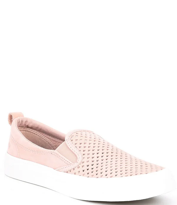 Sperry Women's Crest Twin Gore Scalloped Perf Sneaker
