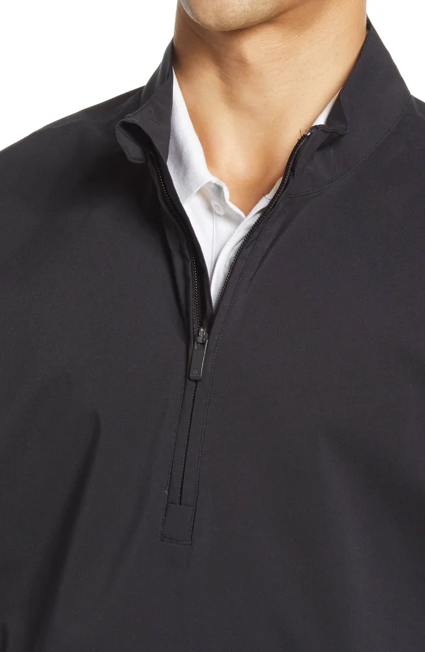 Adidas Provisional Short Sleeve Rain Jacket - Black - Medium
