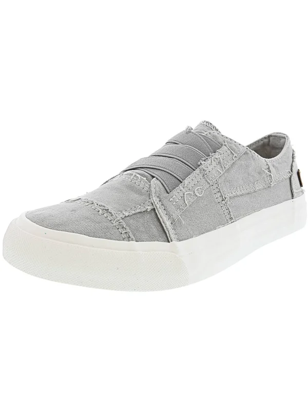 Blowfish Marley Sweet Gray Washed Canvas Slip on Comfortable Fashion Sneakers (5.5, Sweet Gray Color Washed Canva)