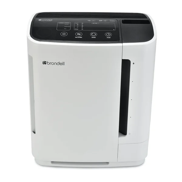 Brondell O2+ Revive TrueHEPA Air Purifier Humidifier - White