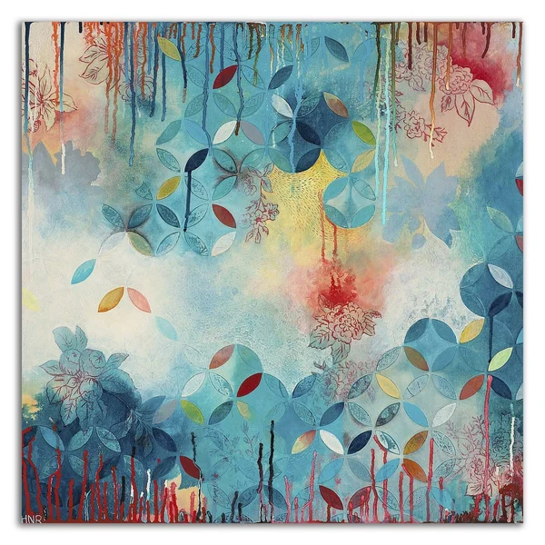 14x22 x 14x22 Tranquil Eden 1 by Heather Noel Robinson Print on Canvas