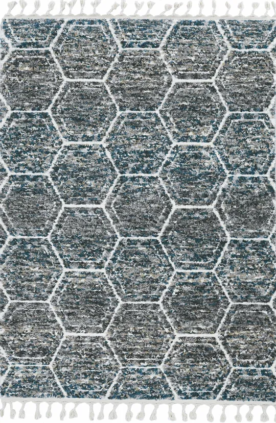 Kas Bungalow 2303 Grey/Teal Dimensions Area Rug 3&3x22 x 4&11