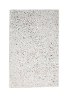 Weave & Wander Gendry Latte Tan 8 ft. x 10 ft. Shag Polyester Area Rug