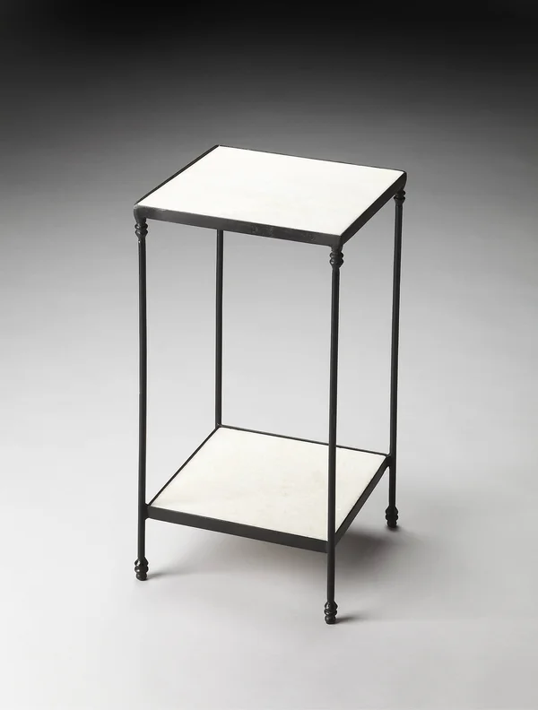 Butler Larkin Marble & Iron Accent Table