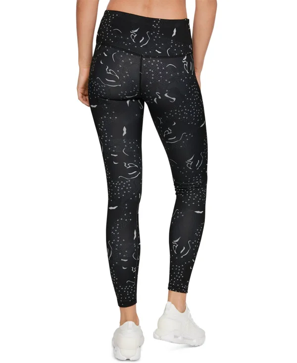 Under Armour Women's ColdGear Armour Print Leggings - XS, Black