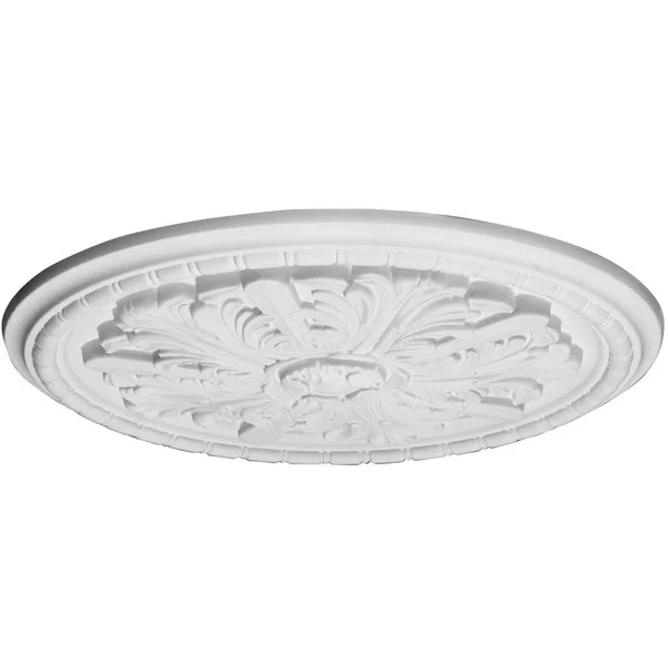 17 1/8x22OD x 1 1/2x22P Washington Ceiling Medallion (Fits Canopies Up to 2 7/8x22), Hand-Painted Flash Blue