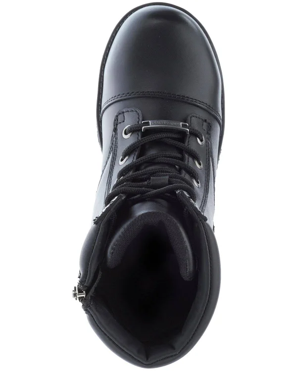 Harley-Davidson Women's Raine Steel Toe Work Boot, Size: 7, Black