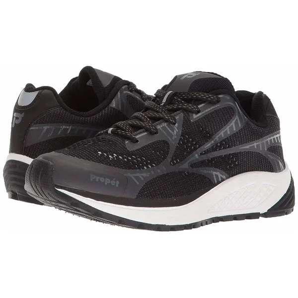 Propet Women's One LT Sneaker - Black - Size 12 - 4E