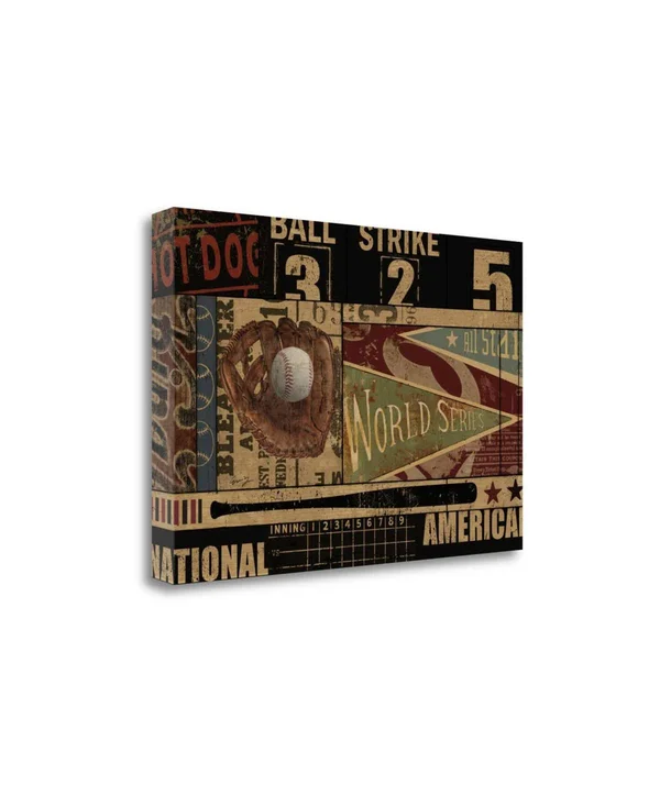 23x22 x 34x22 Vintage Ball Park by Eric Yang Fine Art Giclee Print