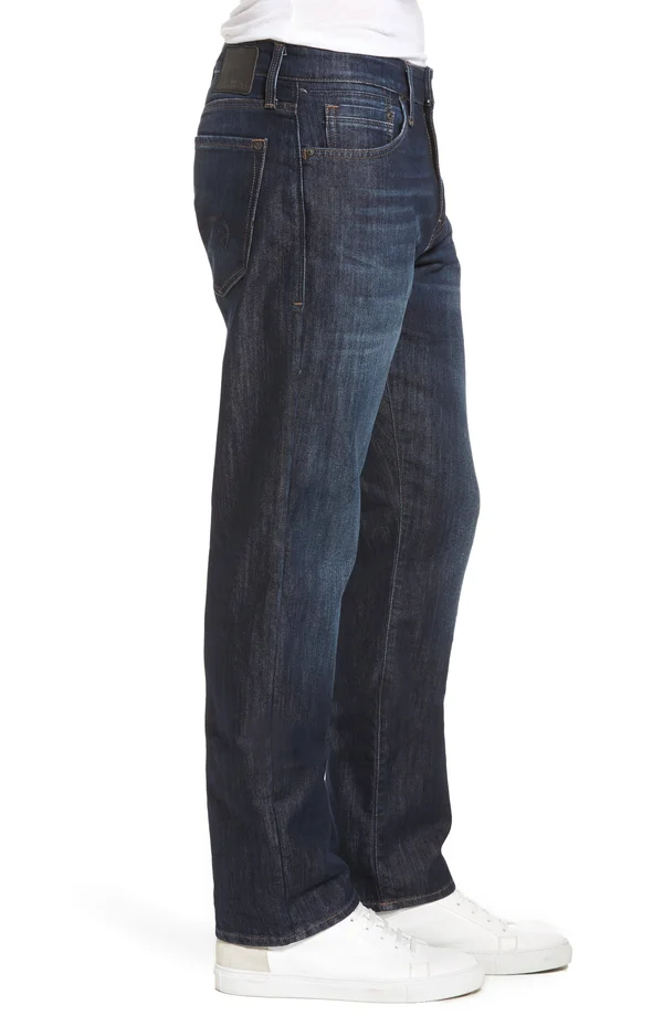 Mavi Matt Relaxed Straight Leg in Dark Stanford Jeans - Blue