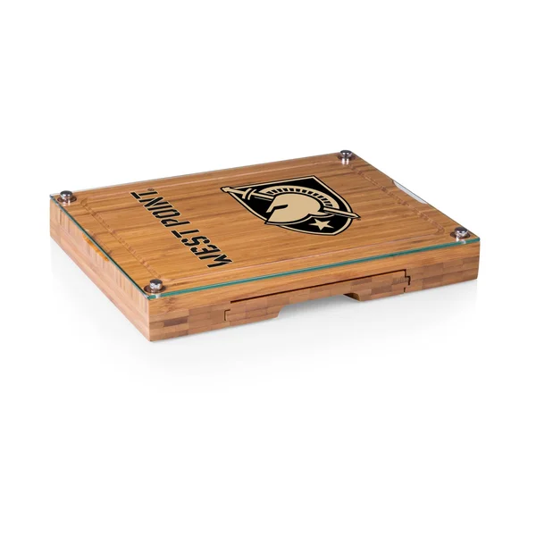 West Point Black Knights - Concerto Bamboo Cutting Board/Tray and Cheese Tools Set