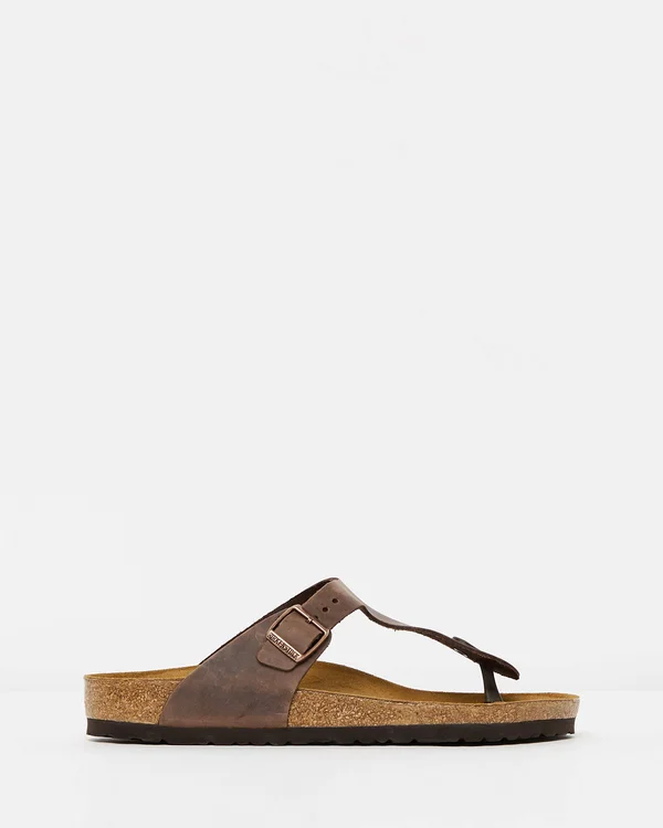 Birkenstock - GIZEH_OILED-LEATHER Brown, 37