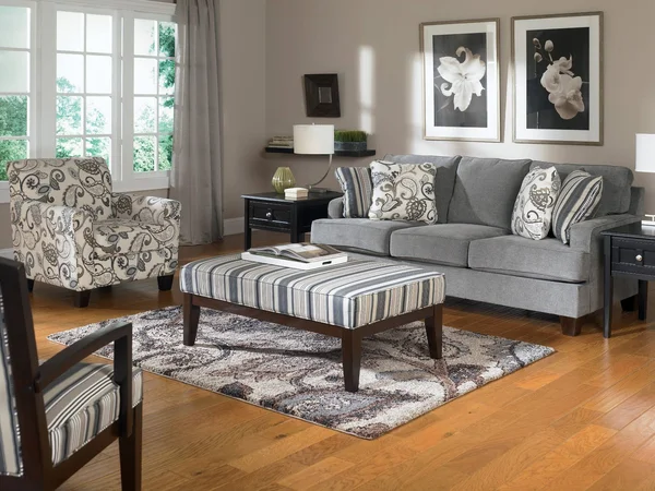 Ashley Yvette - Steel Loveseat