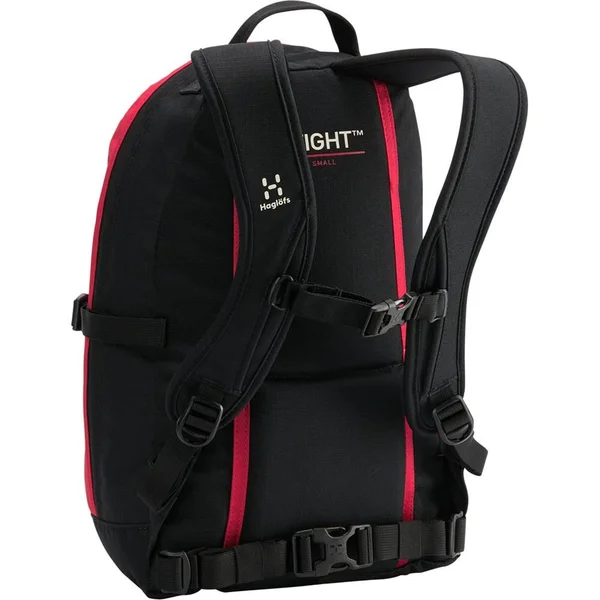 Hagl鰂s Tight Small Backpack 15L Black Light Pink