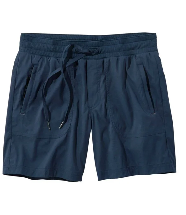 Women's Vista Camp Shorts Blue Large - L.L.Bean