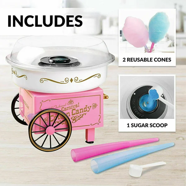 Commercial Cotton Candy Machine Maker Free Kids Party Carnival Home Sugar New Pcm305