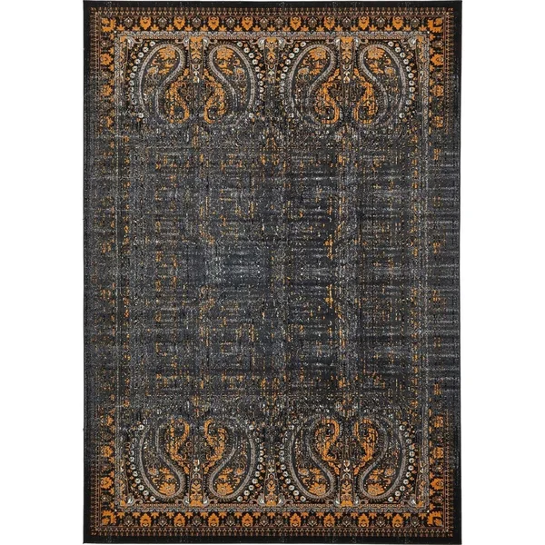 Unique Loom Imperial Anatolla Area Rug (5& x 8& - Aquamarine)