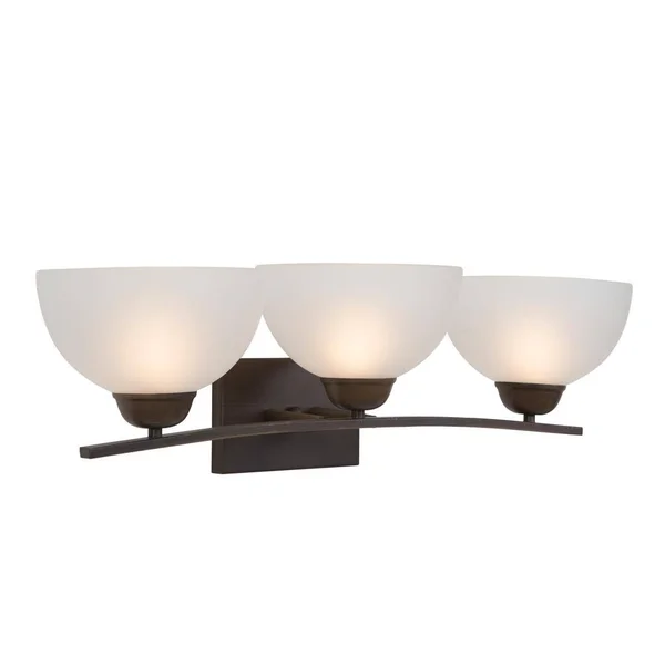 Yosemite Home Decor Alta Peak 107-3V-AWCF Bathroom Vanity Light, White