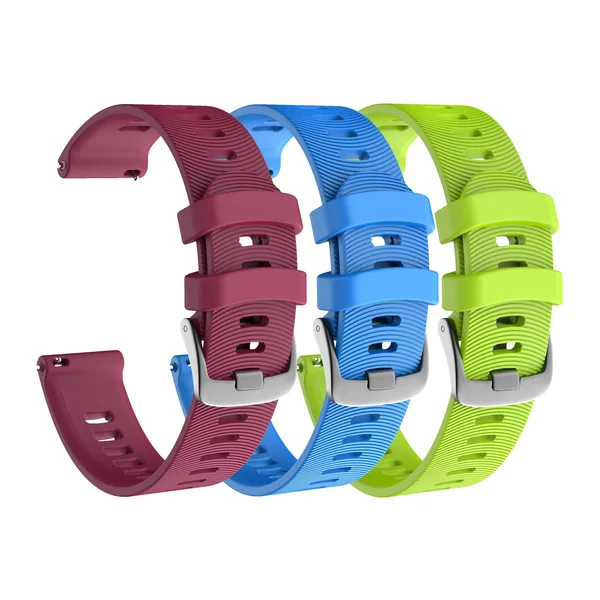 Garmin Venu Sq Music GPS Fitness Smartwatch and Included Wearable4U 3 Straps Bundle (Blue/Pink/Red, Light Sand/Rose Gold 010-024