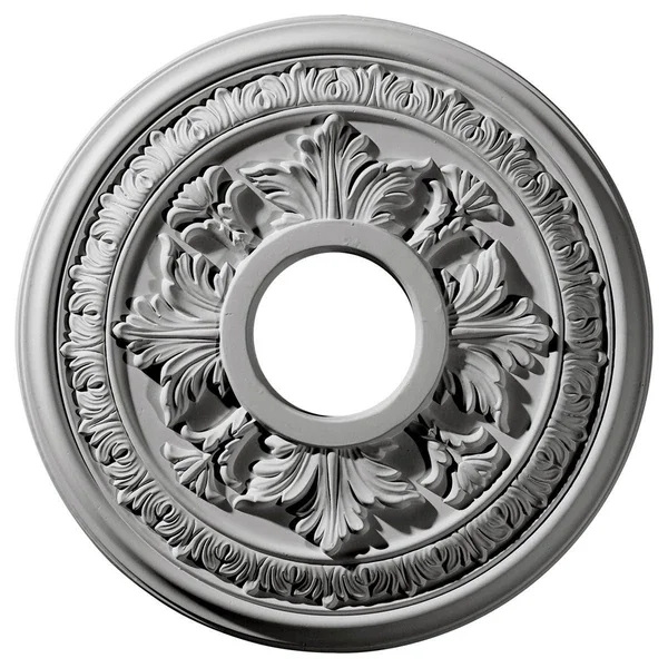 15 3/8 inchod x 4 1/4 inchid x 1 1/2 inchp Baltimore Ceiling Medallion (Fits Canopies Up to 5 1/2 inch) - Hand-Painted Mississipp