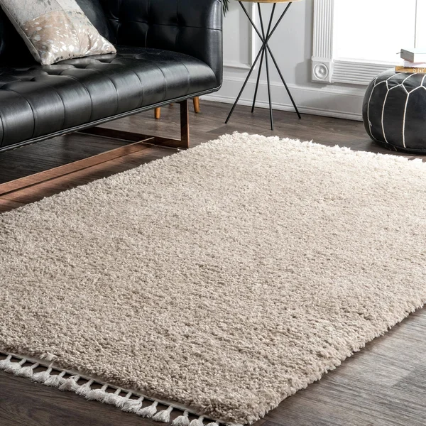 nuLOOM Neva Plush Shag Area Rug, 10& x 14&, Pink