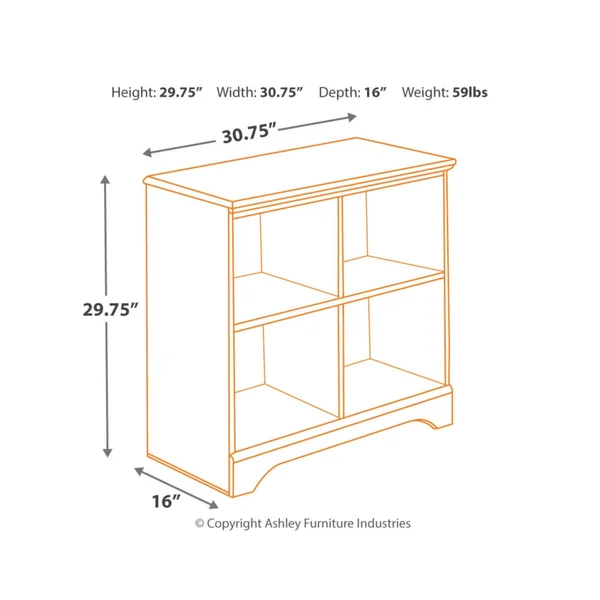 Ashley Lulu Loft Bin Storage in White