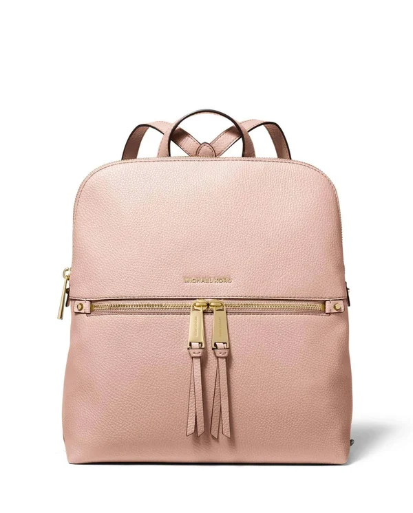 Michael Kors Rhea Medium Slim Backpack (Soft Pink)