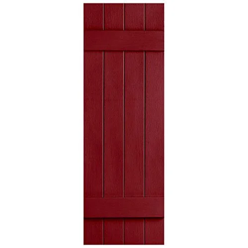 Alpha VNBB4J47CB 4 Board x 47x22 Board N Batten Joined SHUTTER - Cranberry