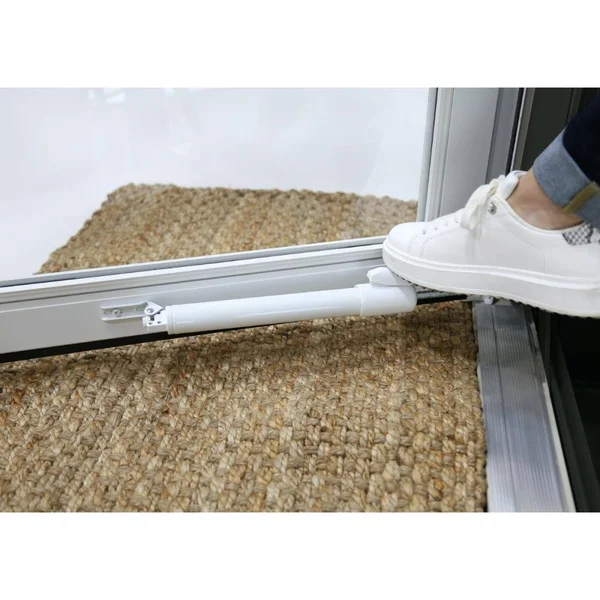 Larson Tradewinds Pet Door 36-in x 81-in White Full-view Aluminum Storm Door - 1467903257
