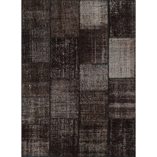 Hand-Knotted Color Transition Patch Light Orange, Red Wool Rug 6&7x22 x 10&0x22