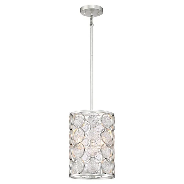 Minka-Lavery 3664-598 4 Light Pendant Culture Chic Catalina Silver