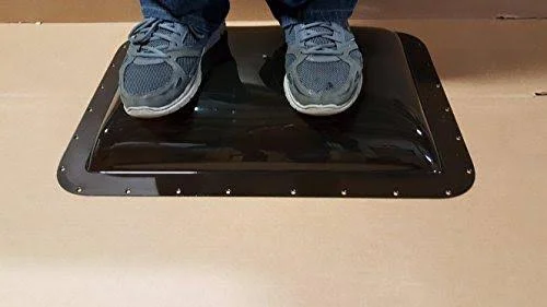 Premium Heavy Duty - 18 x 26 OD Trailer New Skylight Plastic Smoke
