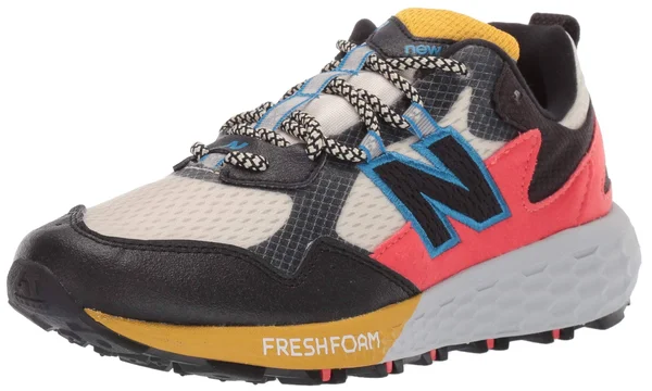 New Balance Fresh Foam Crag V2 Stone/Black - Women's, Size: 5.5 Wide, Blue