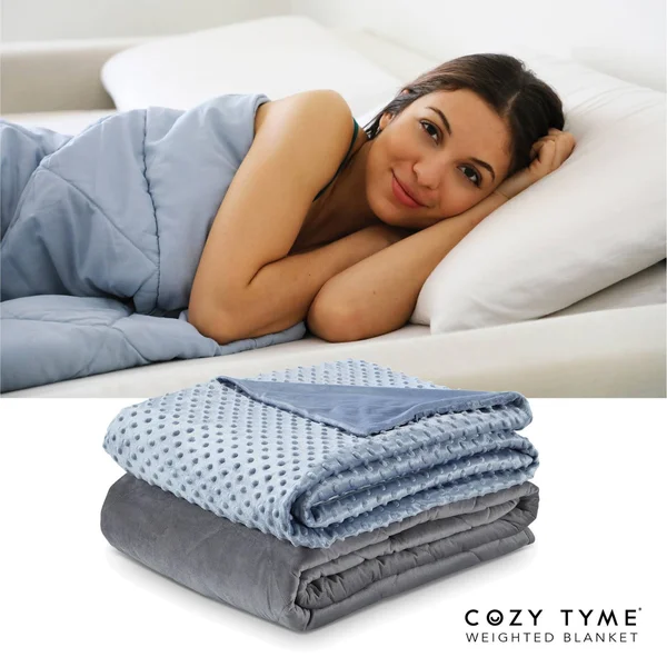 Wesley Weighted Blanket Light Blue - 41x22x60x22 6 lbs