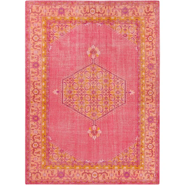 Hand-Knotted Alford Traditional Wool Area Rug (3&6 x 5&6) Purple Blue
