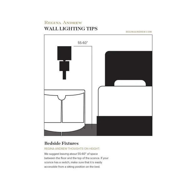 Regina Andrew Gotham Sconce (Natural Brass)